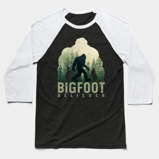 Bigfoot Believer Baseball T-Shirt